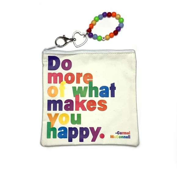 Rainbow Quote Canvas Bag & Keychain Bracelet - Picture 5 of 6
